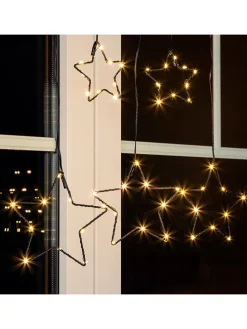 LED-Girlande "Star" in Warmweiß - (L)80 cm