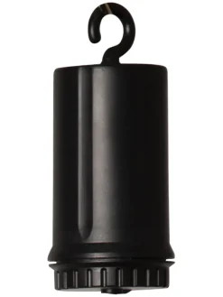 LED-Glaskugel "Bowl" in Schwarz - (B)12,5 x (H)19,5 cm