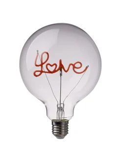 LED-Glühlampe BRIGHT LIGHT LOVE in Pink
