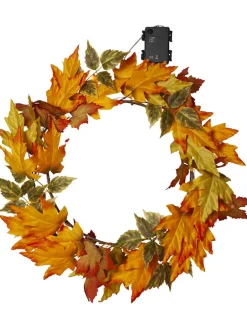 LED-Kranz "Autumn" in Orange - Ø 45 cm