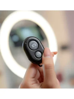 LED-Leuchte mit Stativ - (B)27 x (H)26 x (T)2,5 cm