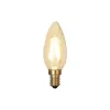 LED-Leuchtmittel ,Soft Glow', E14, Kerze, 1,5W, 120lm, twisted, warmwe