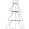 LED-Lichterbaum "Foldy" in Schwarz - (H)170 cm