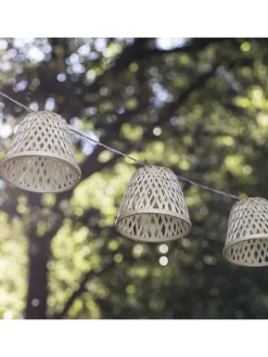 LED-Lichtergirlande "Chill" in Natur - (L)380 cm