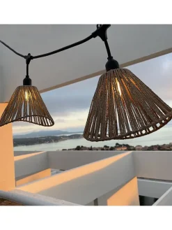 LED-Lichtergirlande "Raffy" in Natur - (L)600 cm