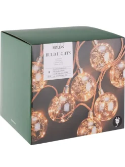 LED-Lichterkette BULB LIGHTS in Braun