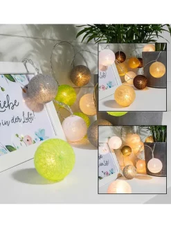 LED-Lichterkette in Bunt - (L)200 cm