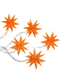 LED-Lichterkette in Orange - Ø 6 cm