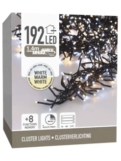 LED-Lichterkette in Warmweiß/ Weiß - (L)104 cm