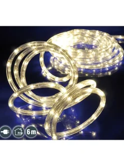 LED-Lichterschlauch in Warmweiß - (L)600 cm