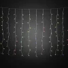 LED-Lichtervorhang ''Eisregen'' in Bunt - (L)100 x (B)507 cm