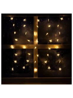 LED-Lichtervorhang in Warmweiß