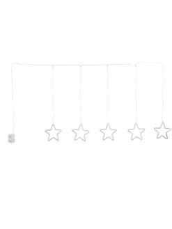 LED-Lichtervorhang ''Star'' in Warmweiß - (L)65 x (B)100 cm