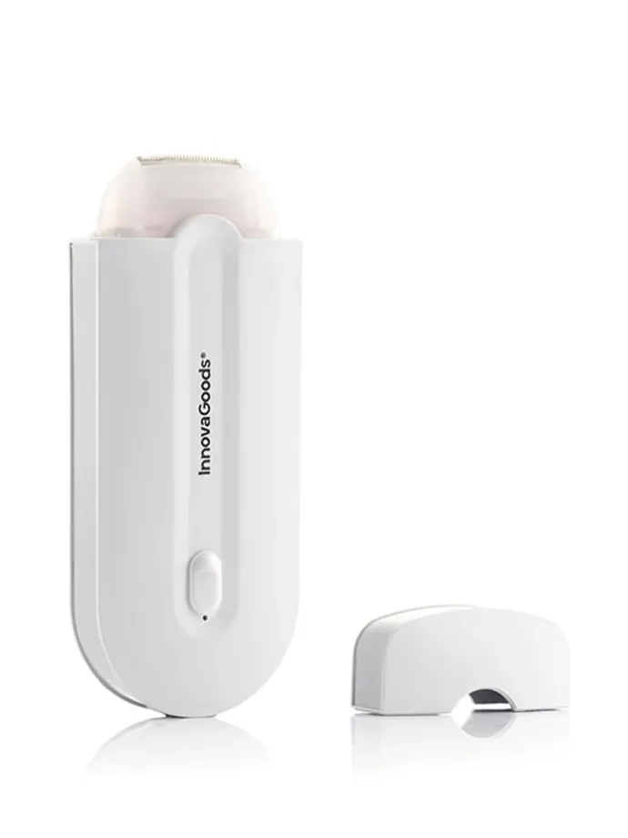 LED-Mini-Rasierer in Weiß