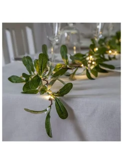 LED-Mistelgirlande "Mistel" in Grün - (L)200 cm