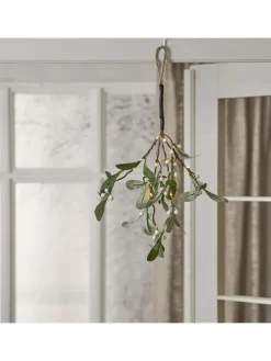 LED-Mistelzweig in Grün - (H)35 cm