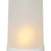 LED-Plastikkerze "Flame Candle" in Weiß
