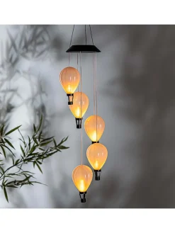 LED-Solar-Dekoleuchte in Warmweiß - (H)82 x Ø 12,5 cm