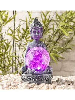 LED-Solar-Dekoleuchte mit Farbwechsel - (H)19,5 cm