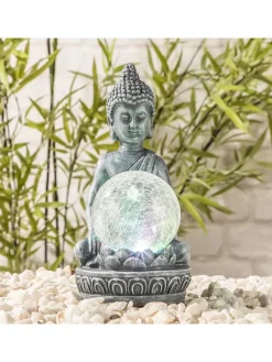 LED-Solar-Dekoleuchte mit Farbwechsel - (H)19,5 cm