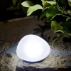 LED-Solar-Dekoleuchte "Solenzara" in Weiß- (H)6 x Ø 5 cm