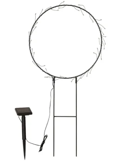 LED-Solar-Dekoration "Barlumi" in Schwarz - (H)60 cm