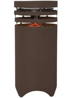 LED-Solar-Dekoration "Marron" in Braun - (B)18,5 x (H)40 cm