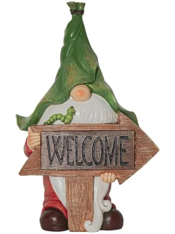 LED-Solar-Figur "Gnomy" in Bunt - (B)21 x (H)33 cm