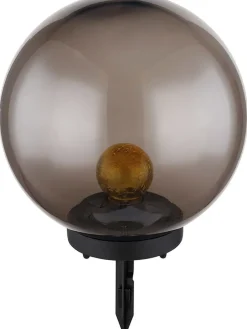 LED-Solar-Gartenstecker in Schwarz - (H)38,5 cm