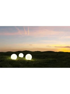 LED-Solar-Gartenstecker in Weiß - (H)73 cm