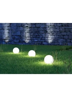 LED-Solar-Gartenstecker in Weiß - (H)73 cm