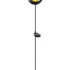 LED-Solar-Gartenstecker "Melilla" in Schwarz/ Orange - (H)85 cm