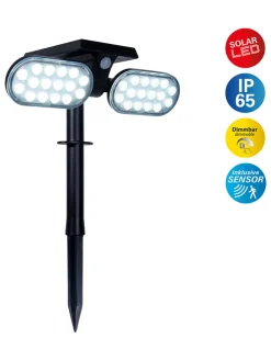 LED-Solar-Gartenstecker 