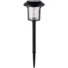 LED-Solar-Gartenstecker "Simon" in Schwarz - (B)14,6 x (H)54,7 cm