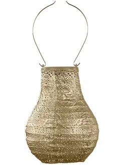 LED-Solarlaterne ''Occult Bulb'' in Gold - (H)20 x Ø 16 cm