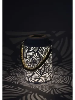 LED-Solarleuchte "Rainbow" in Creme - (H)17,5 cm