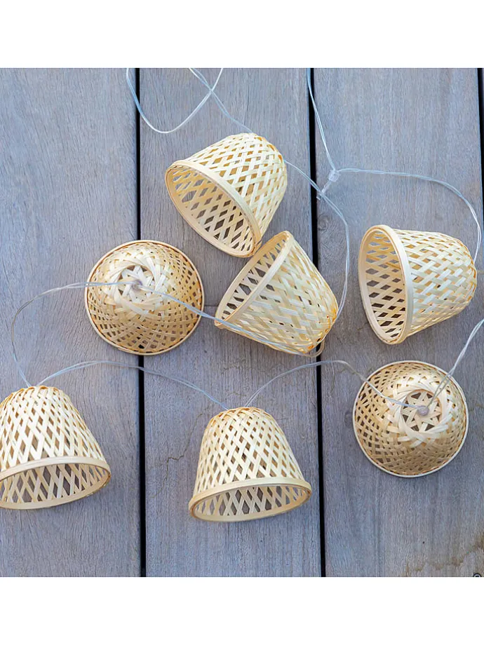 LED-Solar-Lichtergirlande "Chill" in Warmweiß - (L)380 cm