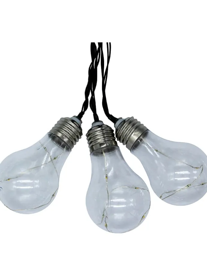 LED-Solar-Lichtergirlande "Fantasy Star" in Warmweiß - (L)515 cm