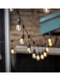 LED-Solar-Lichtergirlande "Mafy" in Warmweiß - (L)600 cm