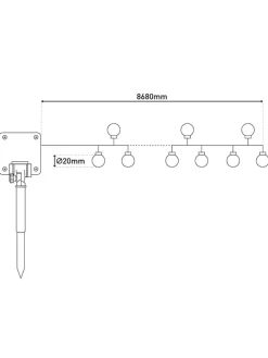 LED-Solar-Lichterkette 