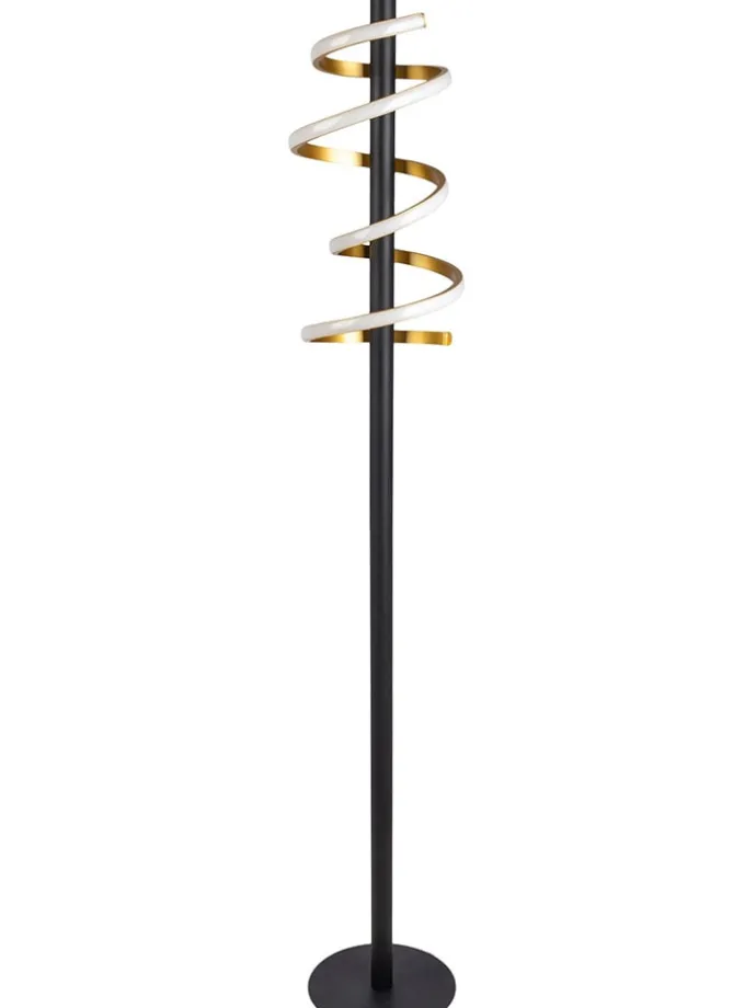 LED-Standleuchte "Bellezza" in Schwarz/ Gold - EEK D (A bis G)
