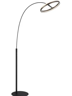 LED-Standleuchte "Della" in Schwarz - (H)190,4 cm