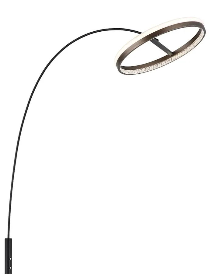LED-Standleuchte "Della" in Schwarz - (H)190,4 cm