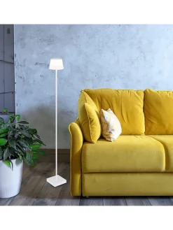 LED-Standleuchte in Weiß - (H)120 cm