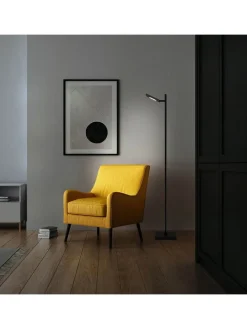 LED-Standleuchte "Lupa" in Schwarz - EEK F (A bis G)