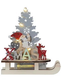 LED-Tischdekoration "Reinbek" in Bunt - (B)14 x (H)16 cm