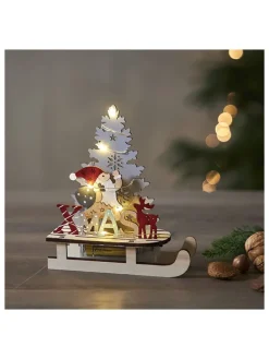 LED-Tischdekoration "Reinbek" in Bunt - (B)14 x (H)16 cm