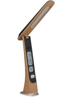 LED-Tischleuchte "Averie" in Helllbraun - (B)24,5 x (H)31,4 x (T)5,7 cm