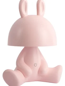 LED-Tischleuchte "Bunny" in Rosa - (B)22 x (H)27 x (T)17 cm