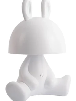 LED-Tischleuchte "Bunny" in Weiß - (B)22 x (H)27 x (T)17 cm